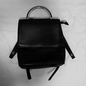 Faux Leather Mini BackPack
